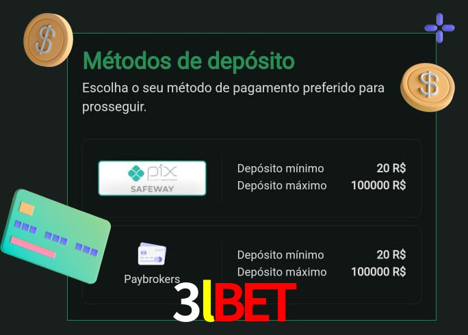 O cassino 3lbet oferece uma grande variedade de métodos de pagamento